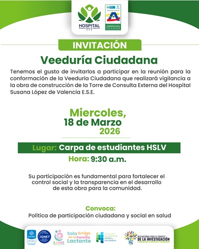 Invitación Veeduría Ciudadana