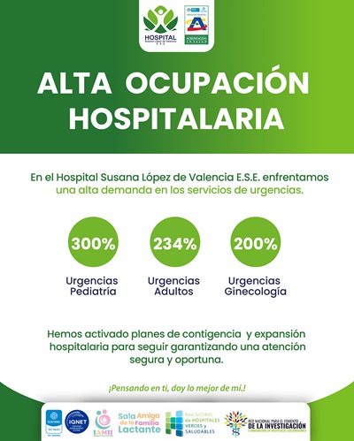 Alerta por alta ocupación en urgencias